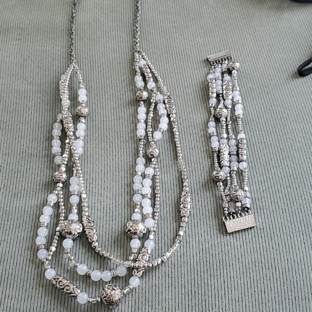 Chico's Necklace and Bracelet Set